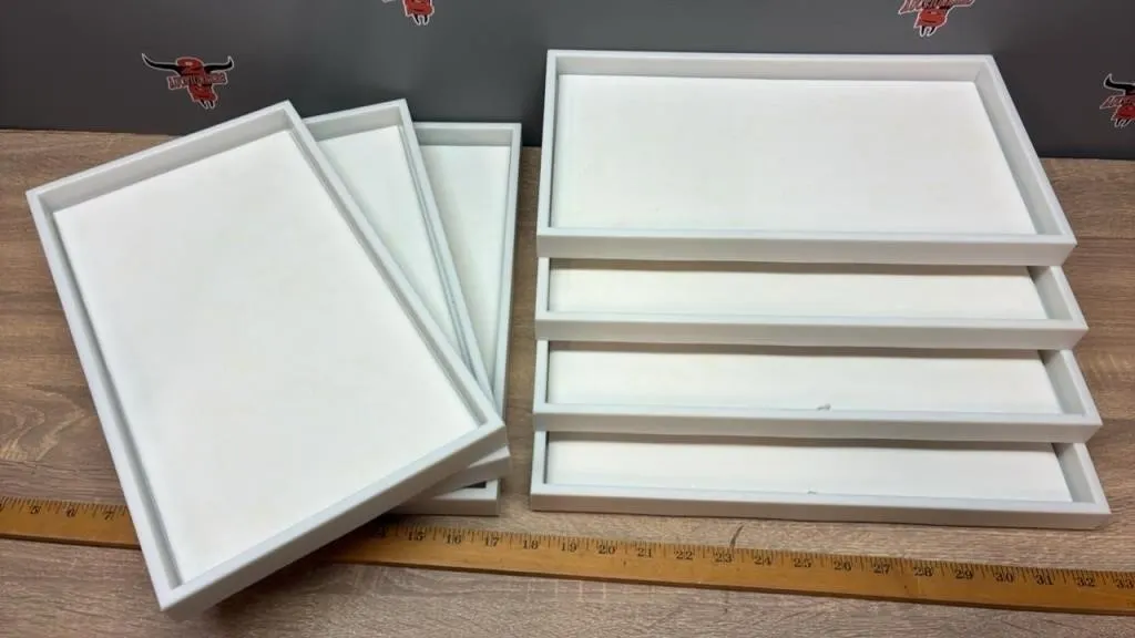 7 Jewelry Display Trays. 15�x8.5�.