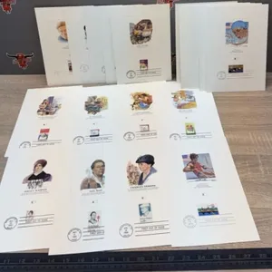 Asst. Official Proof Cards/Stamps..