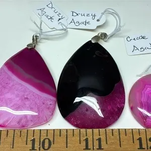 3 Stone Pendants. *SC