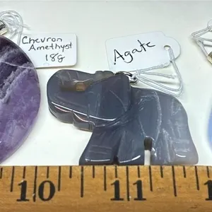 3 Stone Pendants. *SC