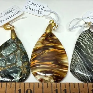 3 Stone Pendants. *SC