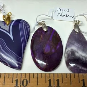 3 Stone Pendants. *SC