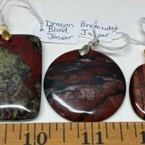 3 Stone Pendants. *SC