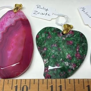 3 Stone Pendants. *SC