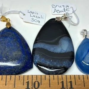 3 Stone Pendants. *SC