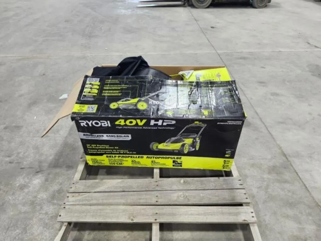 Ryobi 40 V Cordless 20 In. Self Propelled Lawn