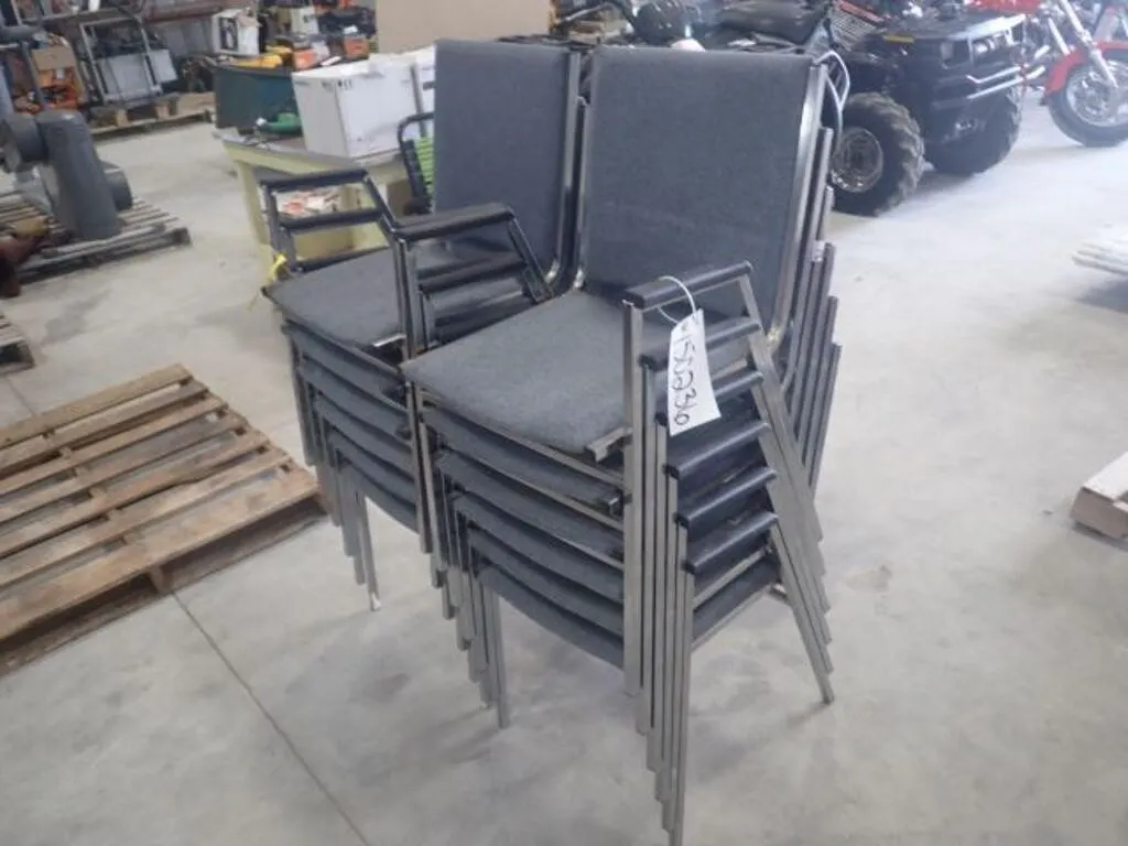 Qty Of (12) Stackable Chairs