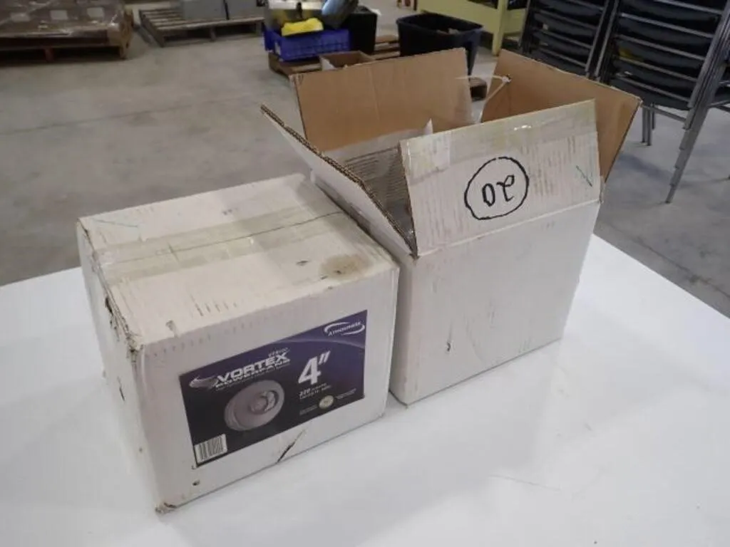 UNUSED Qty Of Vortex VTX400 4 In. Ductwork Fans