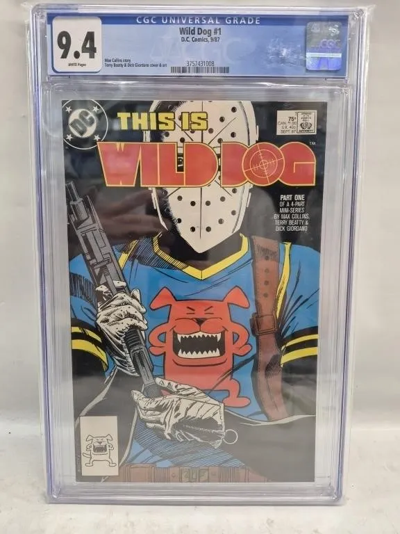 Wild Dog #1 CGC 9.4 (D.C. Comics, 1987)
