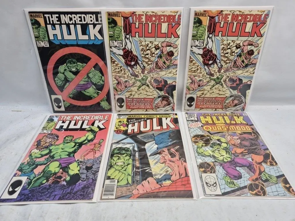 Incredible Hulk Comics Lot (6 Issues)