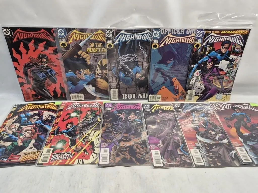 DC Nightwing Comic Book Lot