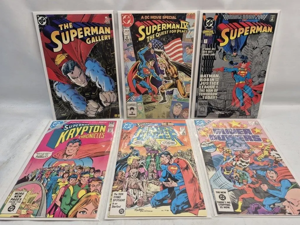 DC Superman Comics Lot: Gallery, Annual, Krypton +