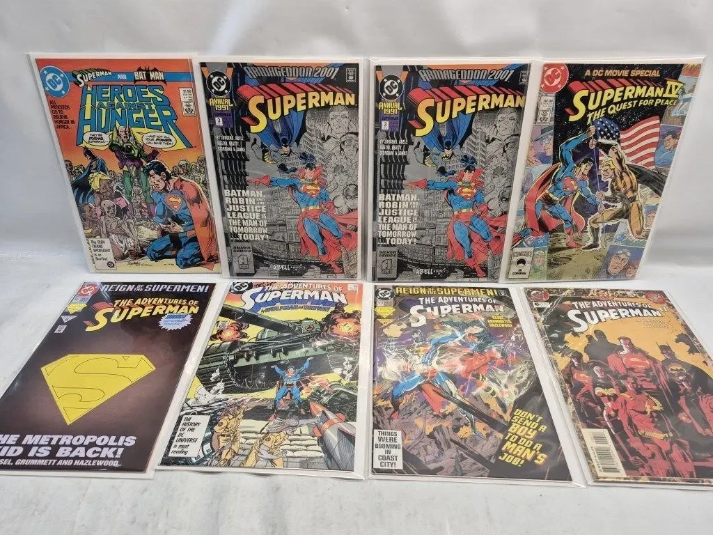 DC Superman Comic Book Lot (8 Issues)