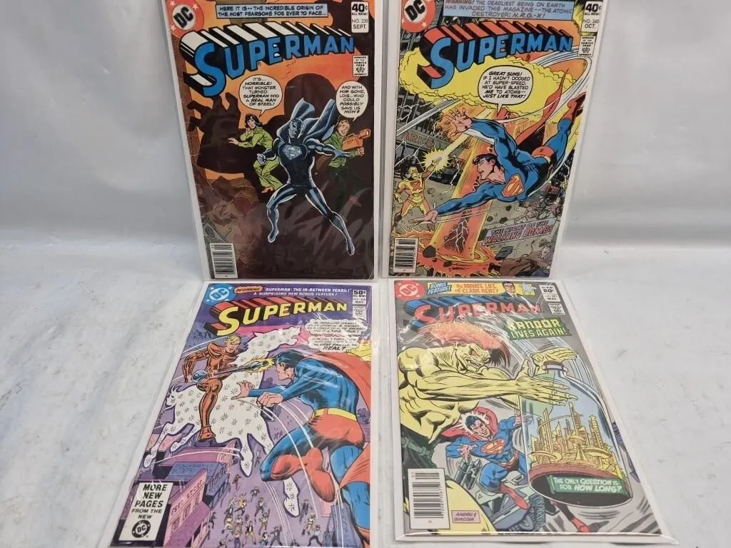 Superman DC Comics Lot of 4 (#339,340,359,371)