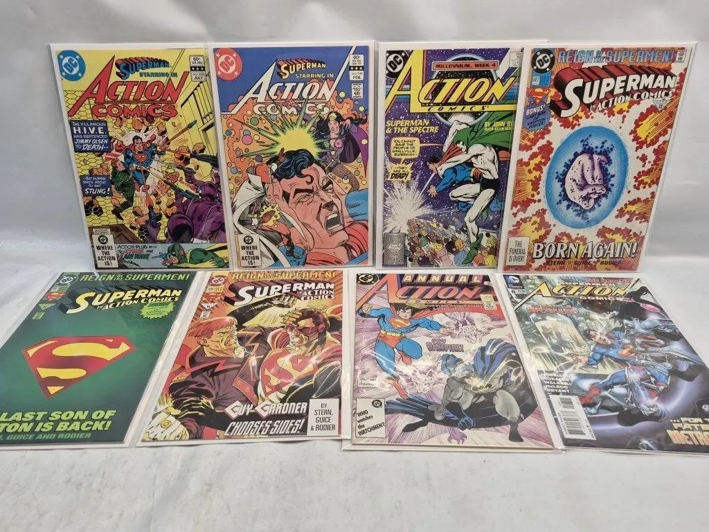 DC Action Comics/Superman Lot, 9 Issues