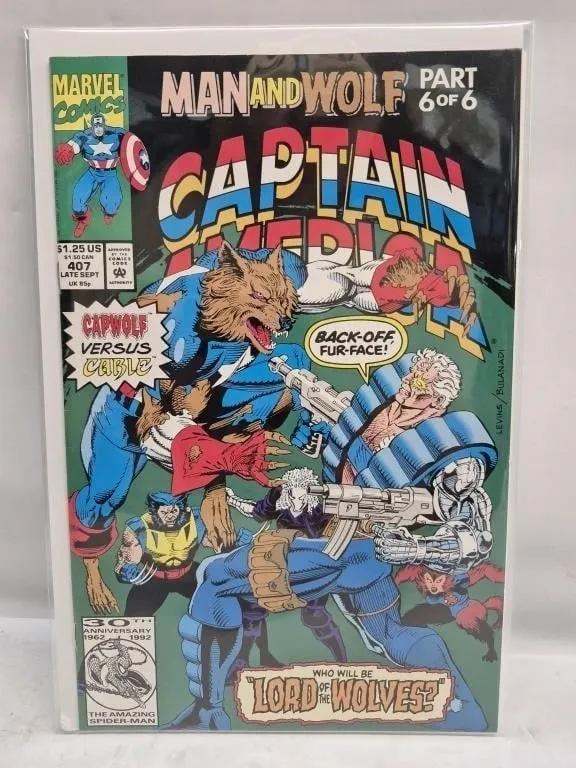 Captain America #407 Man and Wolf Part 6 of 6