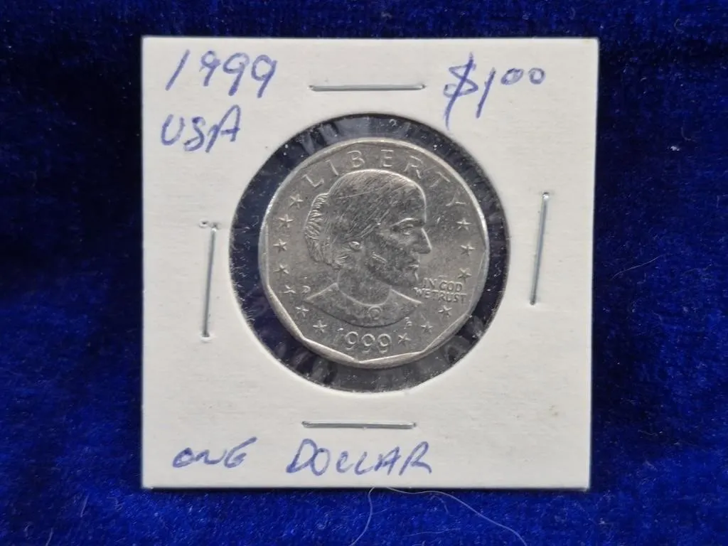 1999 Susan B. Anthony One Dollar Coin