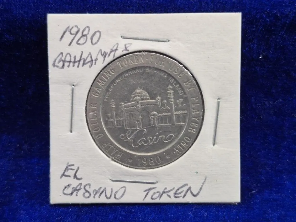 1980 Bahamas El Casino Half Dollar Gaming Token
