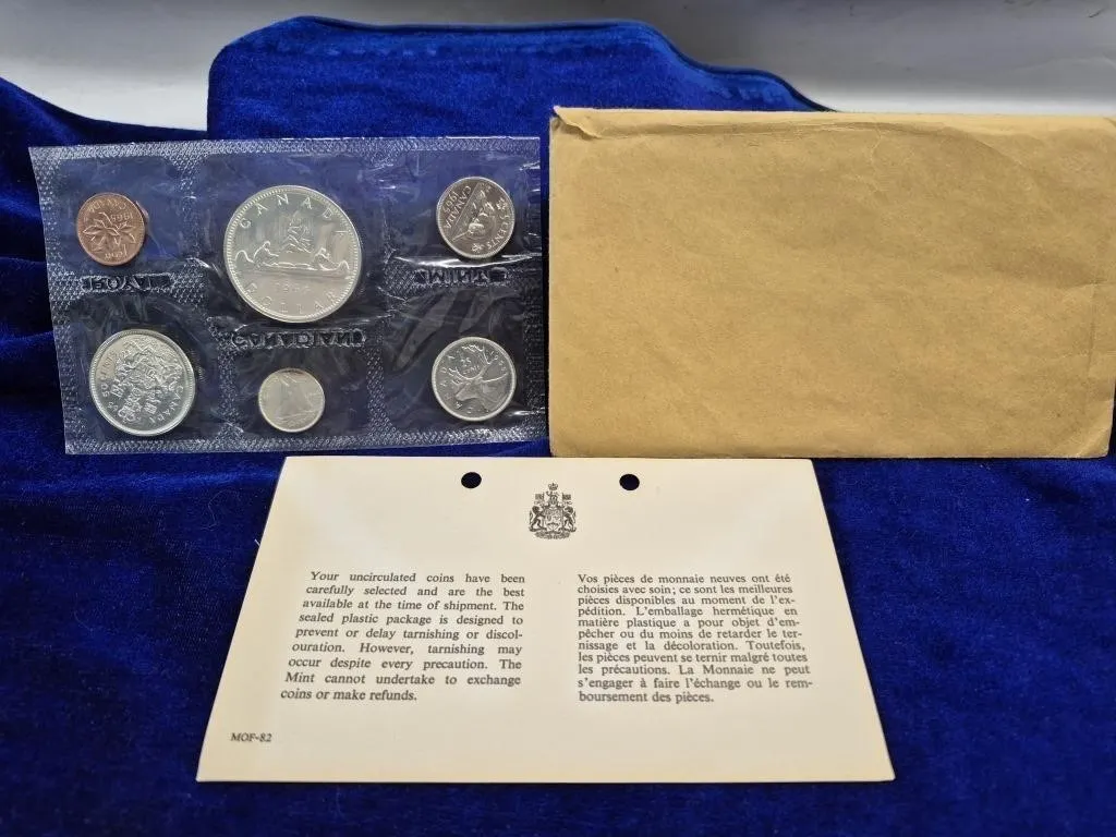 1965 RCM Mint Set in Cellophane w/ Certificate