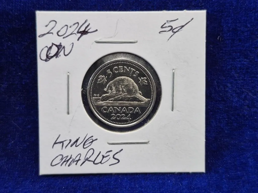 2024 Canada 5 Cents King Charles III Proof