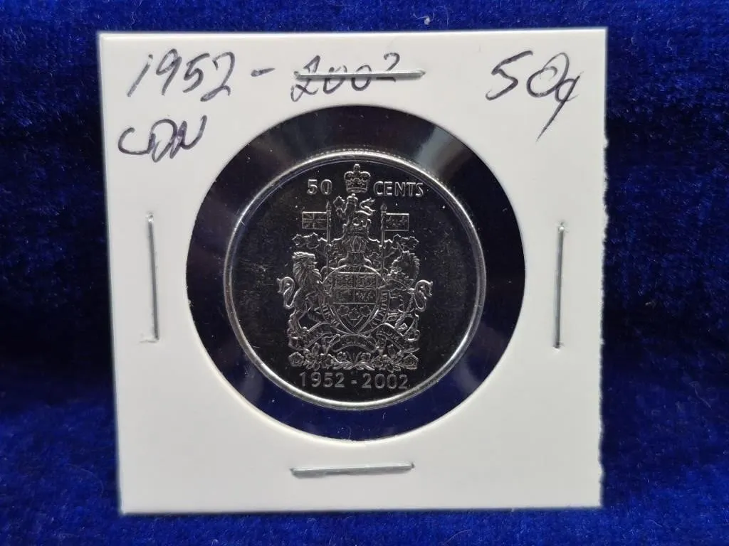 1952-2002 Canada 50 Cent Coin