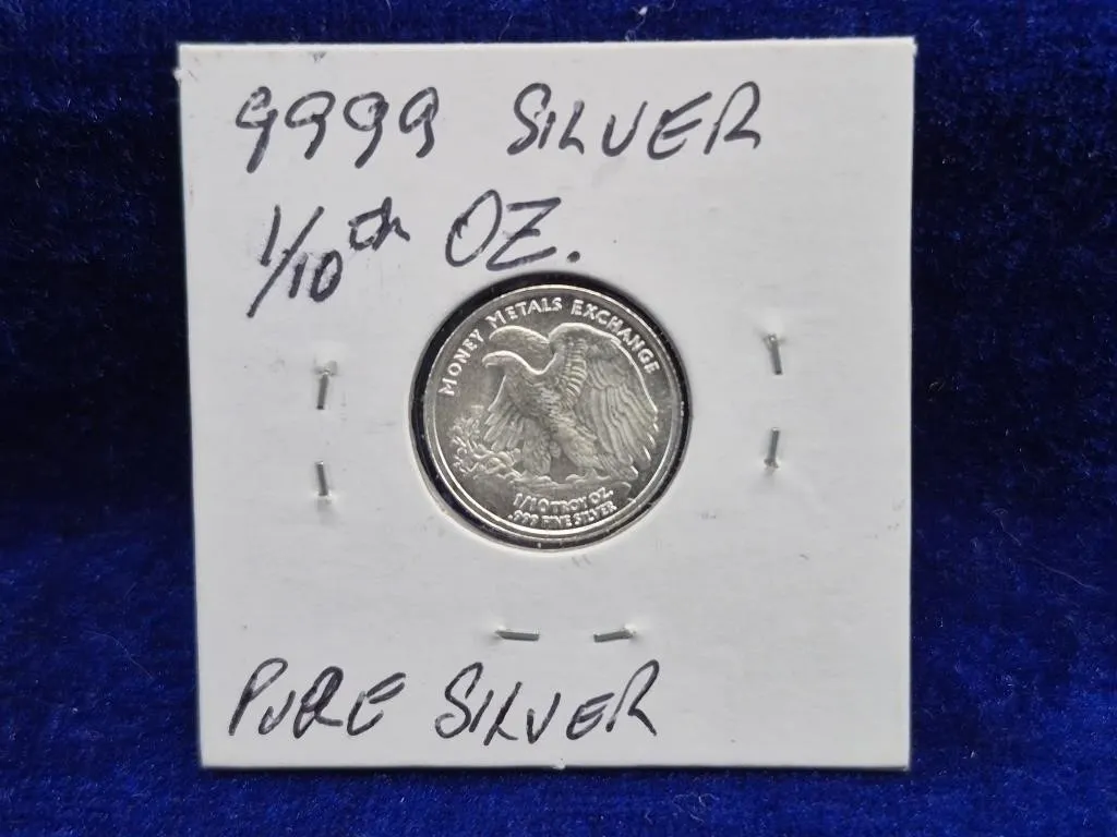 Two 1/10 oz .9999 Silver Rounds
