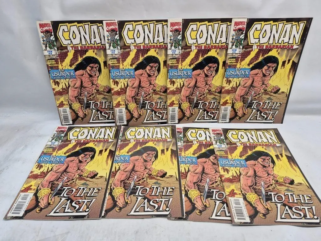 Conan the Barbarian #3 Feb - lot of 8 comics
