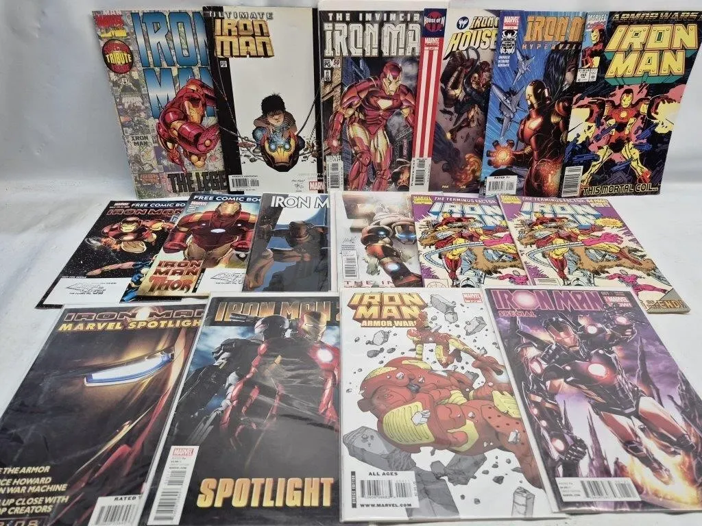 Iron Man Comic Book Lot (18+ Issues)
