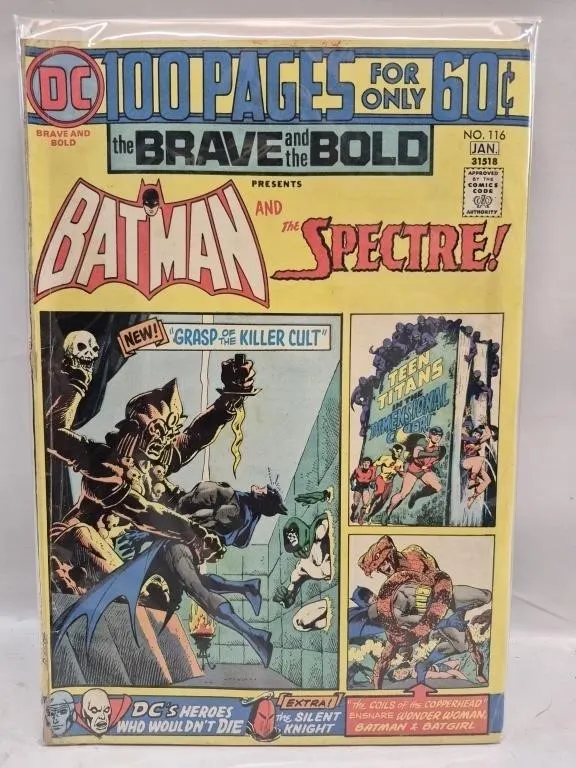 DC Brave and the Bold #116 Batman & Spectre Comic
