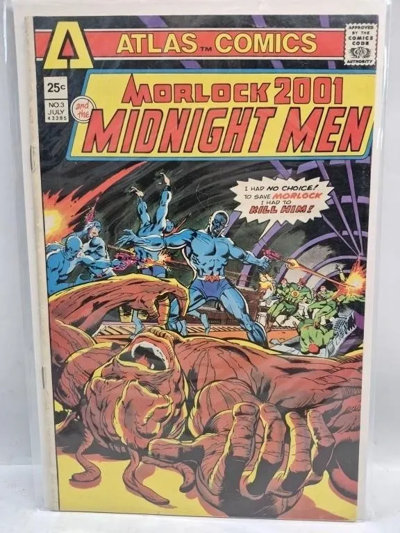 Atlas Comics Morlock 2001 & Midnight Men #3
