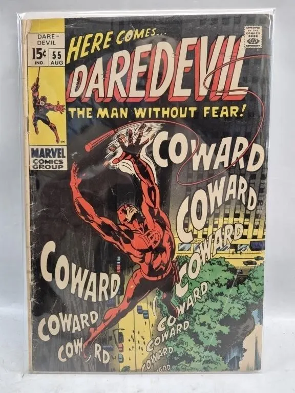 Daredevil #55 (1969) Marvel Comics - Coward