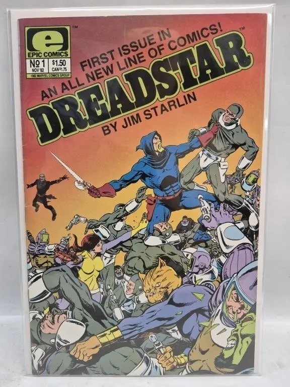 Dreadstar #1 (Epic Comics, Nov 1982) Jim Starlin