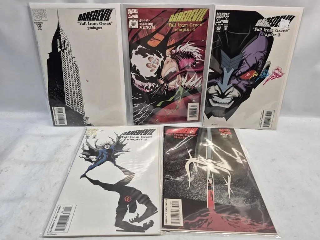 Daredevil "Fall From Grace" Comics Lot + Marvel