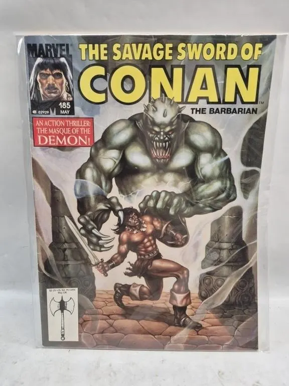Savage Sword of Conan #185 Marvel Comic