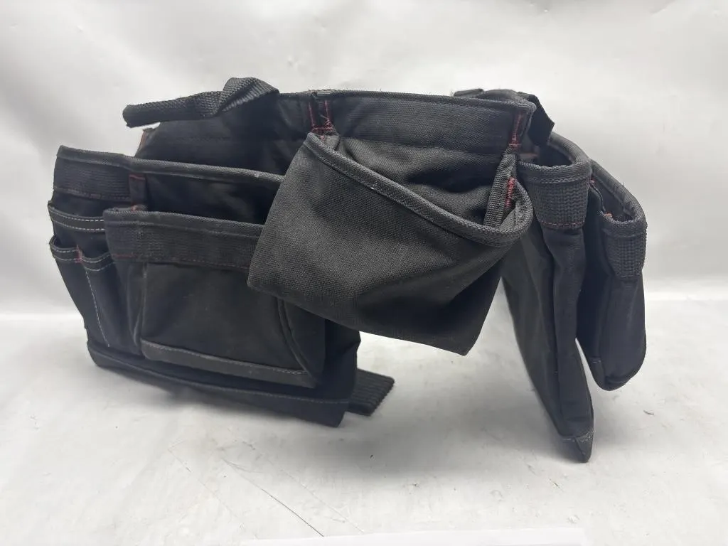 Tool belt / pouch set with pockets and harness