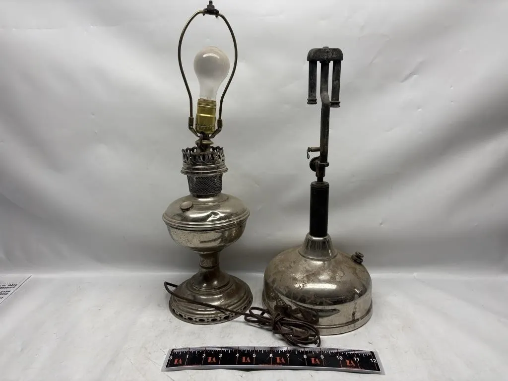 Vintage Coleman Lamp & Camp Stove Lot