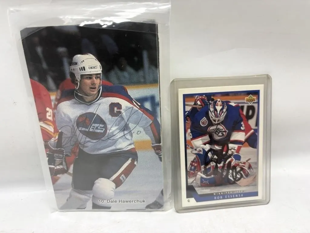 Winnipeg Jets Autographed Photo Cards Lot (6)