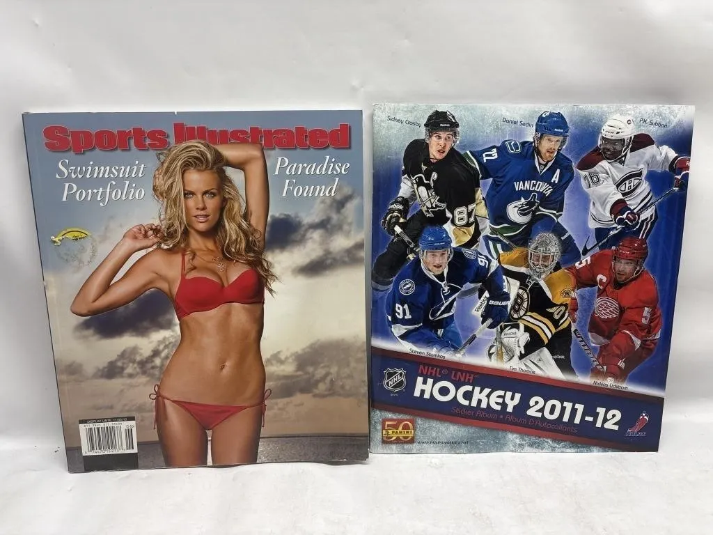 SI Swimsuit Issue & NHL 2011-12 Sticker Album