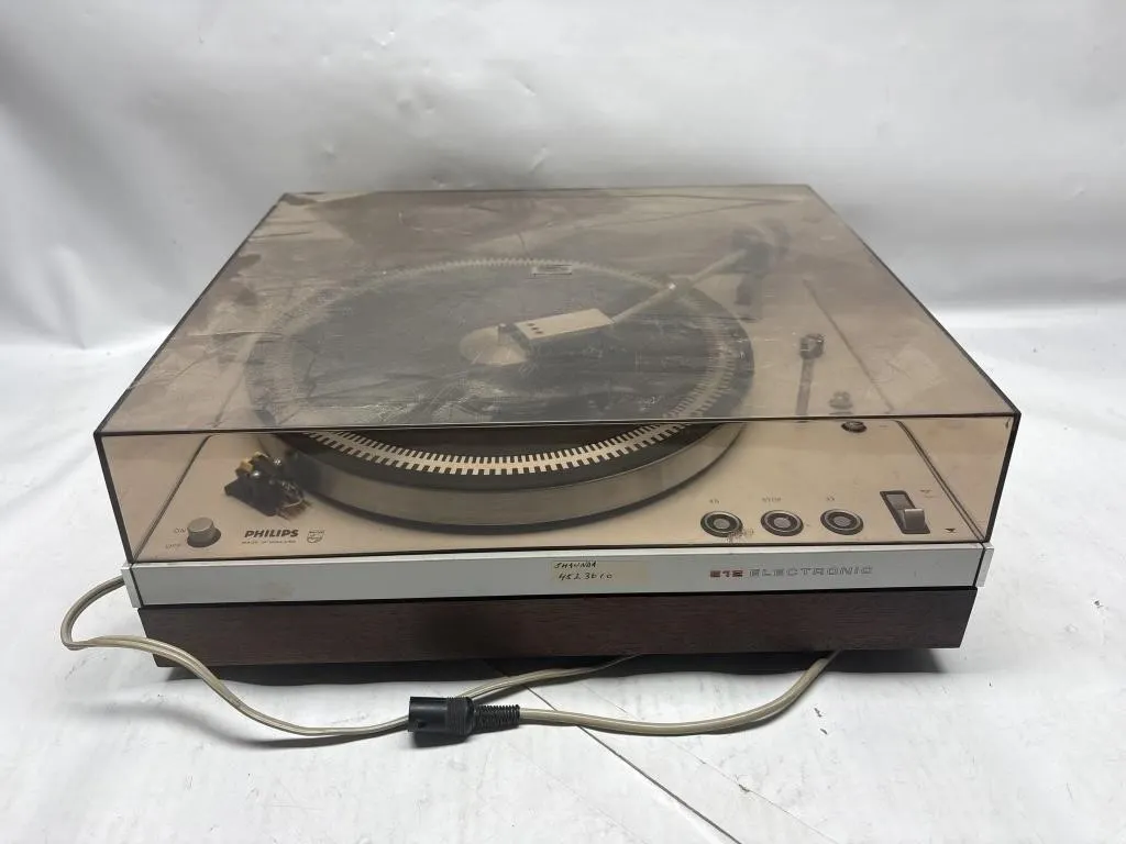 Philips 212 Electronic Turntable, Made in Holland
