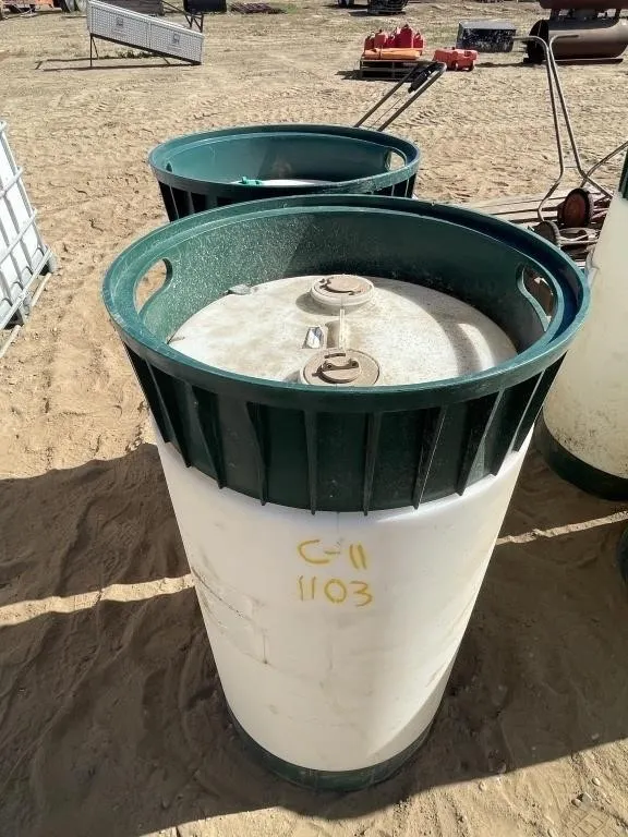 (2) CHEM BARRELS