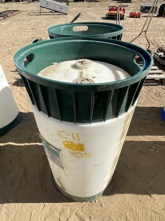 (2) CHEM BARRELS