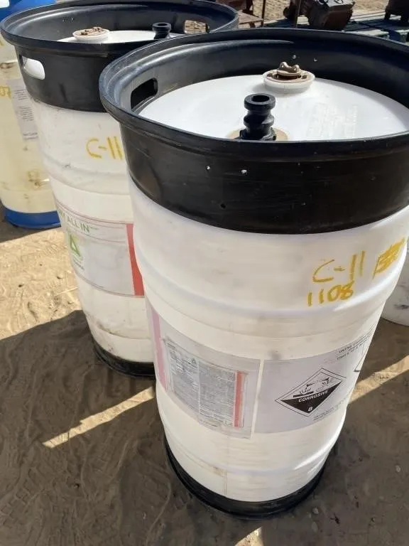 (2) CHEM BARRELS