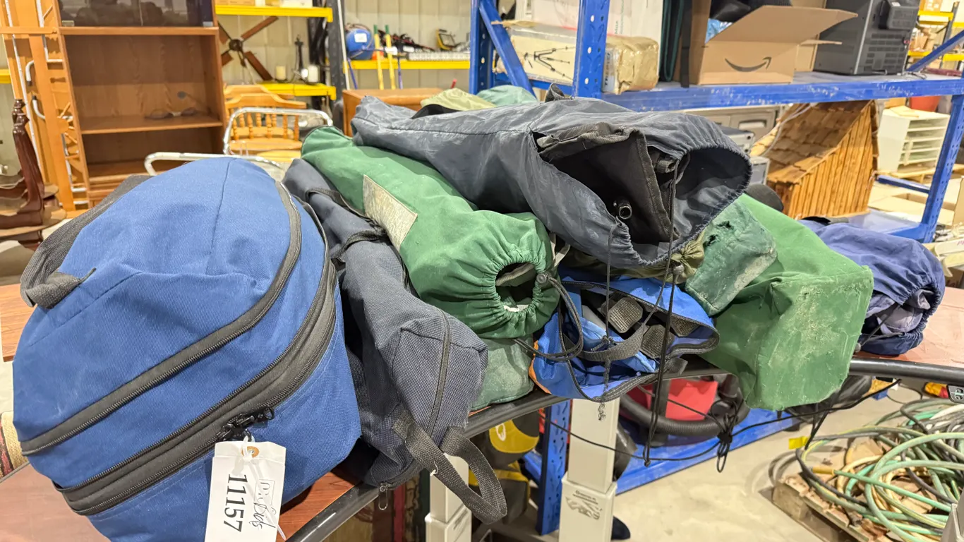 Lots of Camping Chairs, Bed in a Bag and More