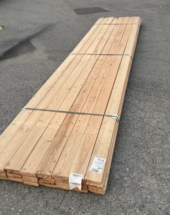 5/4 x 6 Larch – Low Grade S4S Decking — 40 pcs, 16’-401822