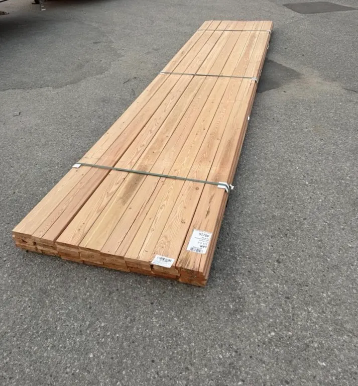 5/4 x 6 Larch – Low Grade S4S Decking — 40 pcs, 16’-401821