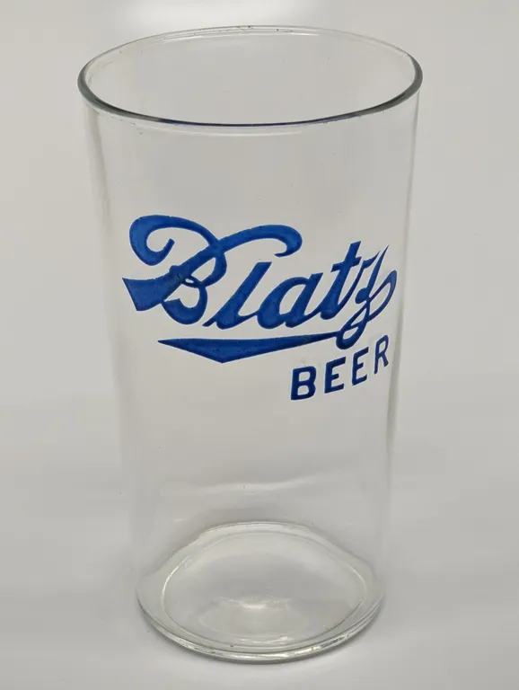 BLATZ BEER MILWAUKEE WISCONSIN DRINKING GLASS
