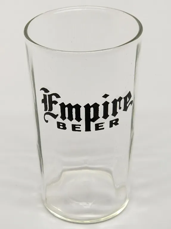 EMPIRE BEER FOND DU LAC WISCONSIN DRINKING GLASS