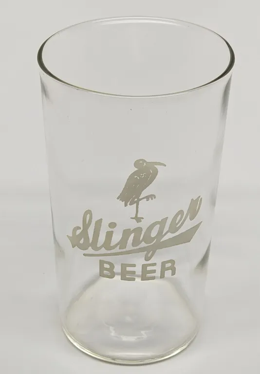 STORCK BREWING SLINGER BEER WISCONSIN DRINKING GLASS