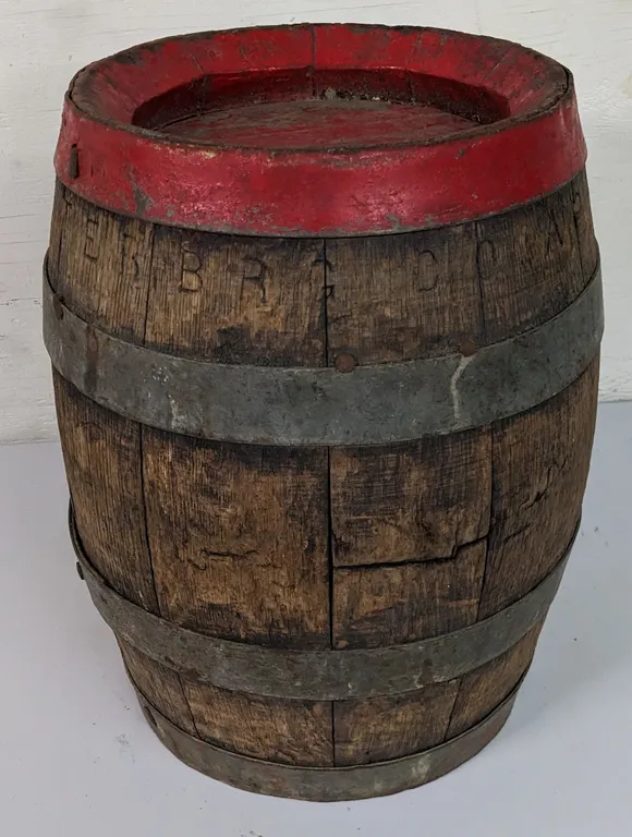 WOOD BEER KEG GEO WALTER BREWING APPLETON WISCONSIN