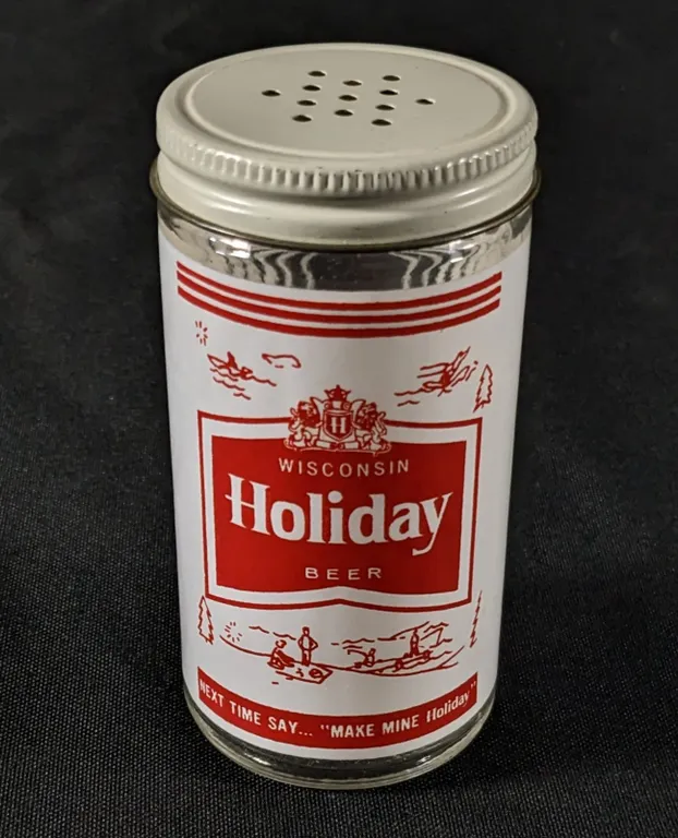 TAVERN SALT SHAKER HOLIDAY BEER POTOSI WISCONSIN